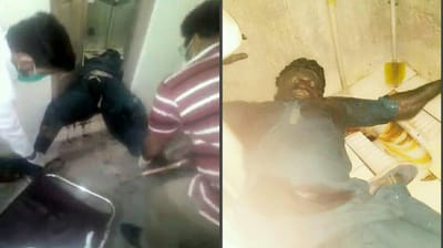 جہلم دینہ: شمعون مسیح کی لاش تقریبا 3 دن بعد ہسپتال کے واش روم سے برآمد