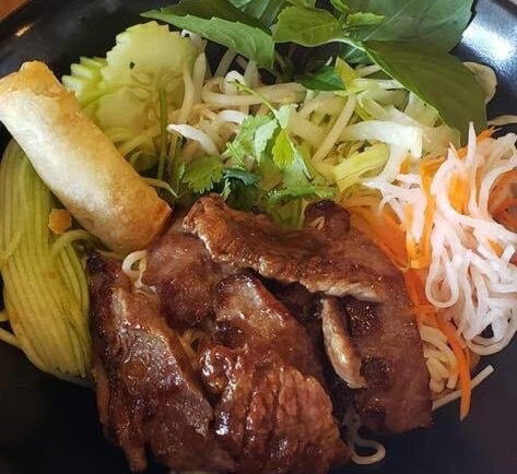 Grilled Pork and Noodle Salad