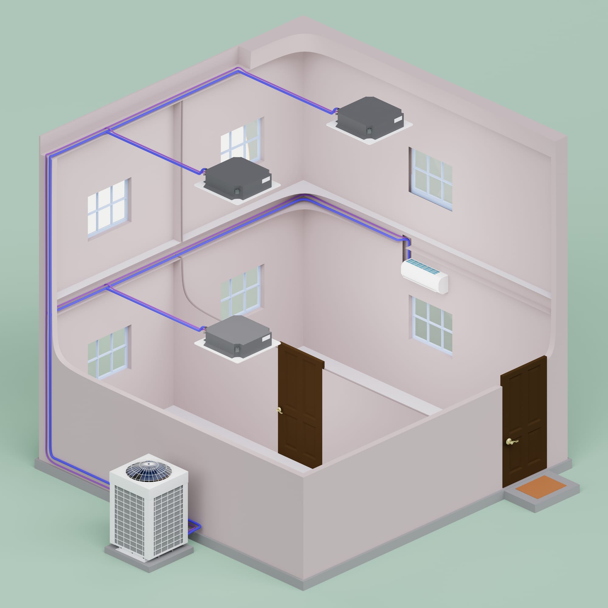 Multi-Zone Heat Pumps