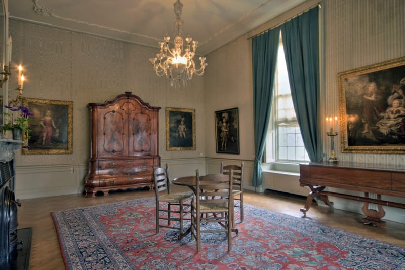 Schuren en oliën parketvloer - Slot Zuylen