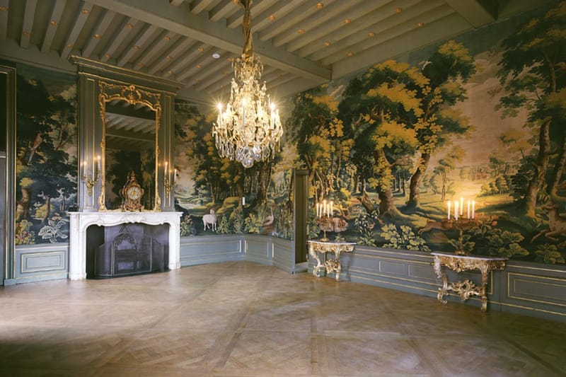 Schuren en oliën parketvloer - Slot Zuylen