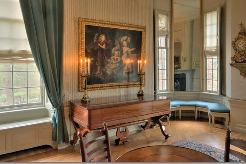 Schuren en oliën parketvloer - Slot Zuylen