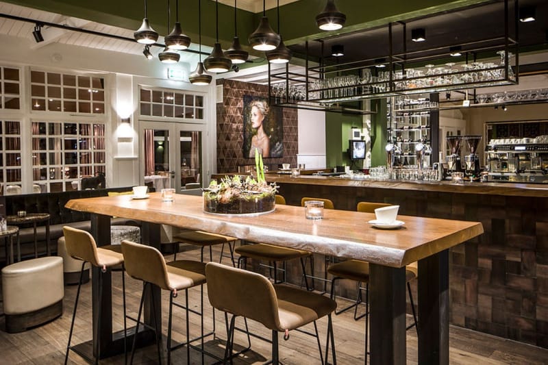 Schuren en waxen parketvloer - Restaurant de Hofslag