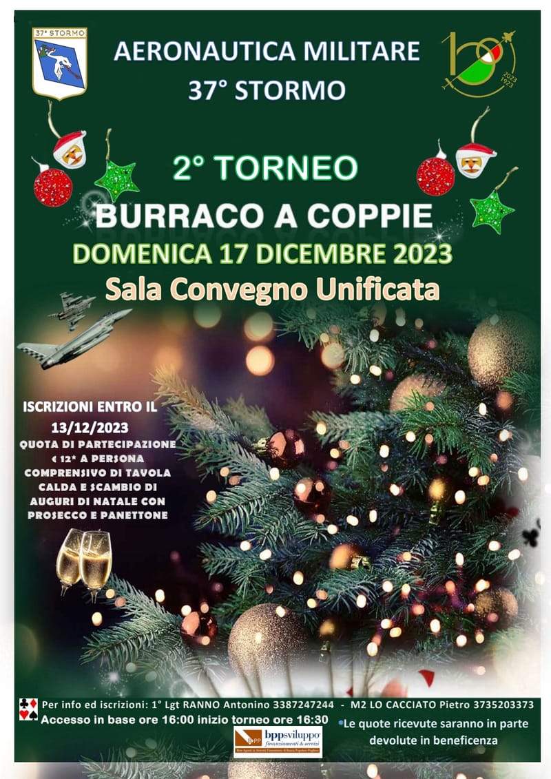 Torneo di Burraco Amatoriale - Aeronautica
