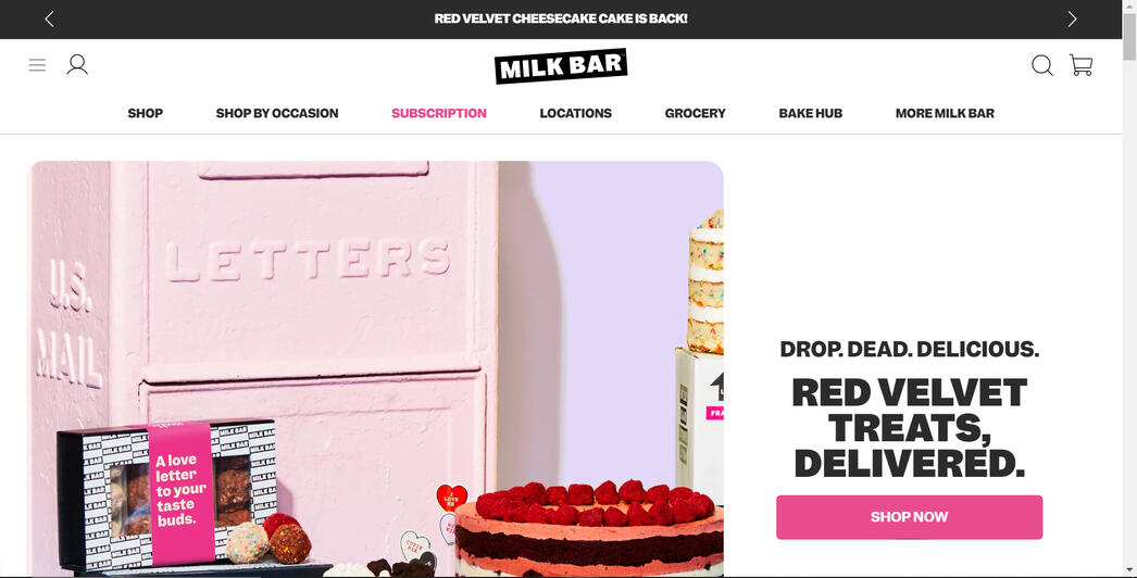 milk bar store