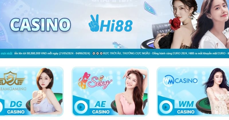 Casino HI88 - Khám phá thế giới sòng bài giải trí đỉnh cao