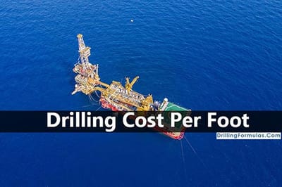 Drilling Cost Per Foot