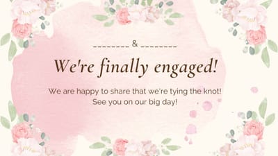 Engagement Party Invitation