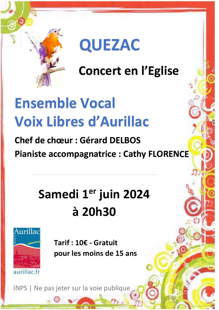 Concert Quezac (Cantal)