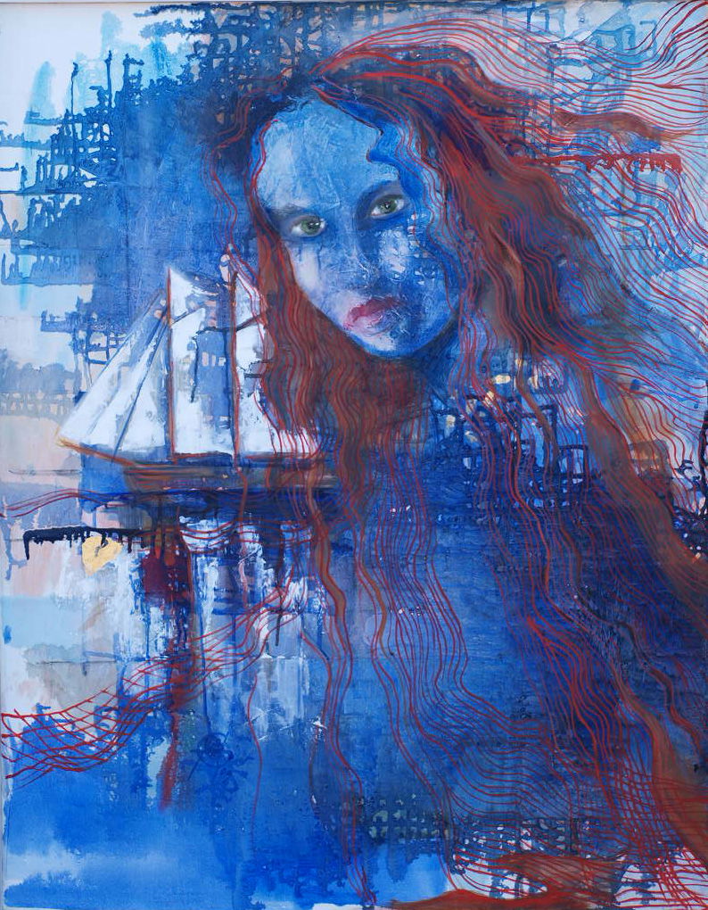 "Vågdöttrar" "Daughters of the sea" The sea goddess Raa hade 9 daughters baptised with names of the waves.