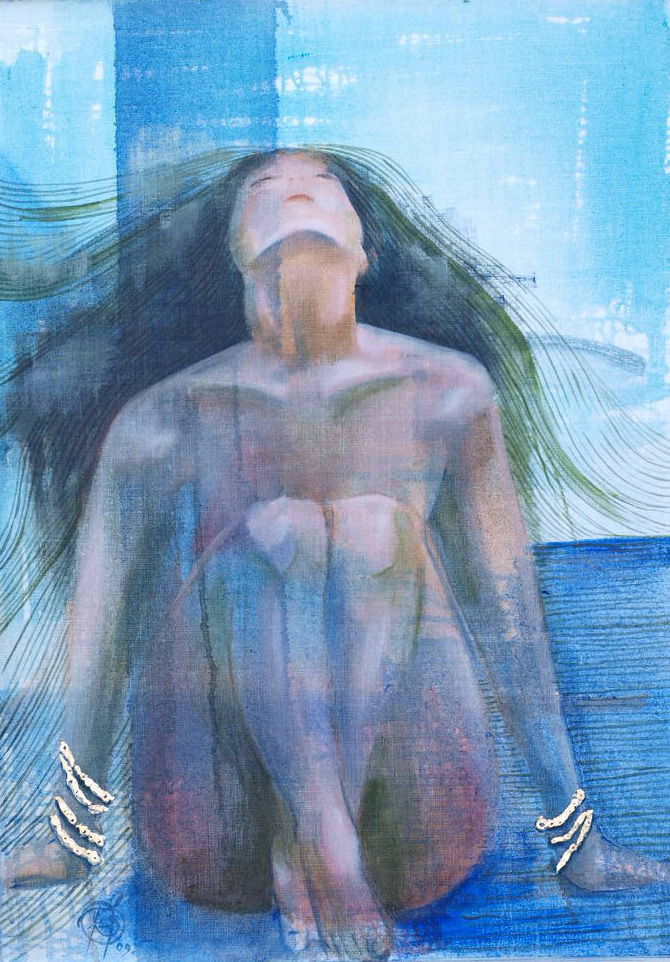 "Vågdöttrar" "Daughters of the sea" The sea goddess Raa hade 9 daughters baptised with names of the waves.