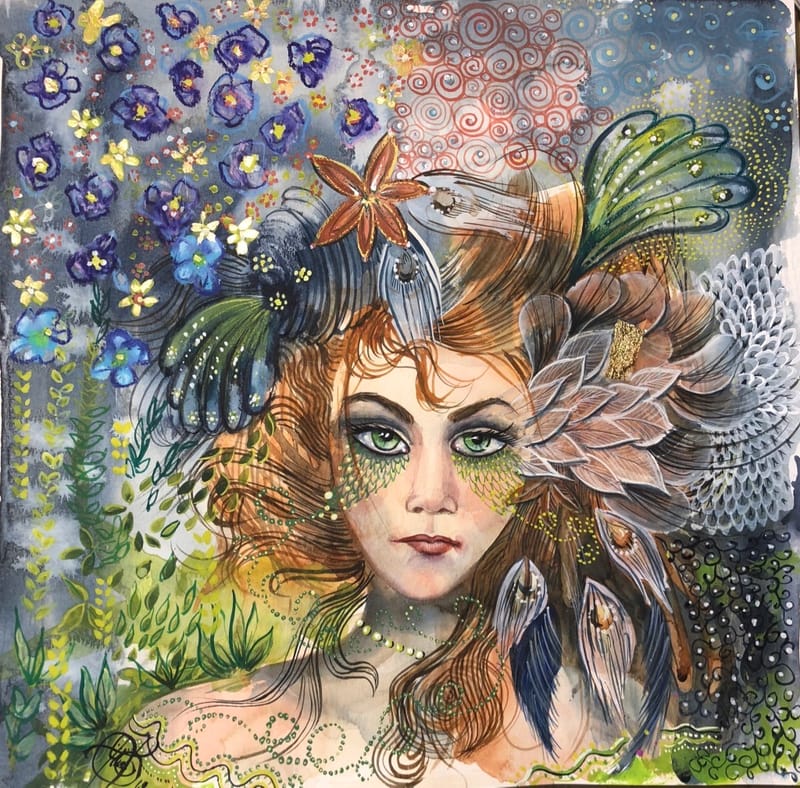 Powerportrait: Portraits where the energy around the person is showing.