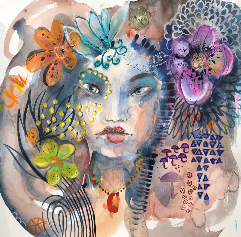 Powerportrait: Portraits where the energy around the person is showing.