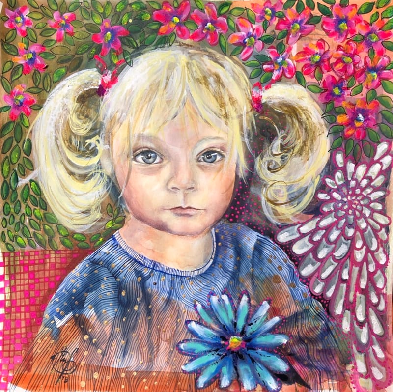 Powerportrait: Portraits where the energy around the person is showing.