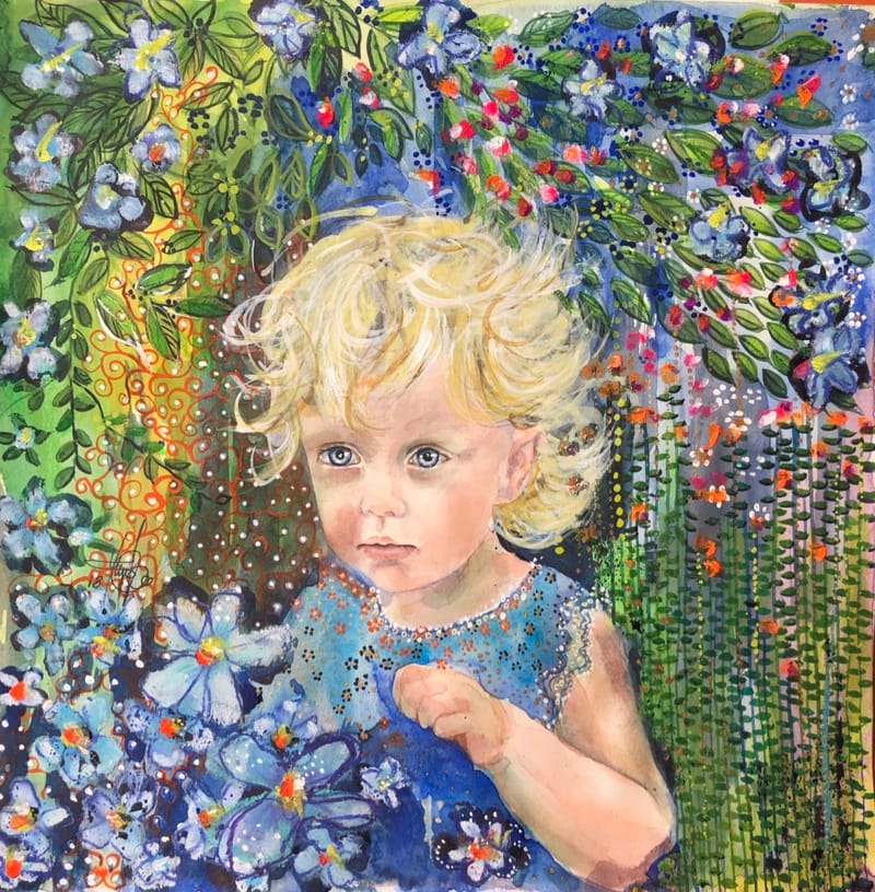 Powerportrait: Portraits where the energy around the person is showing.