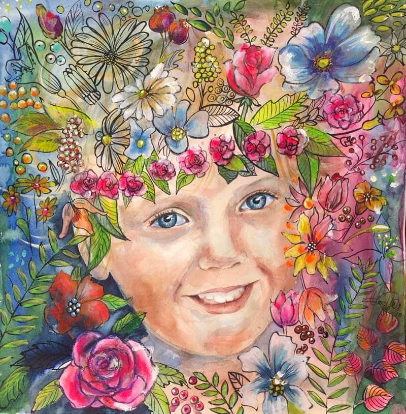 Powerportrait: Portraits where the energy around the person is showing.