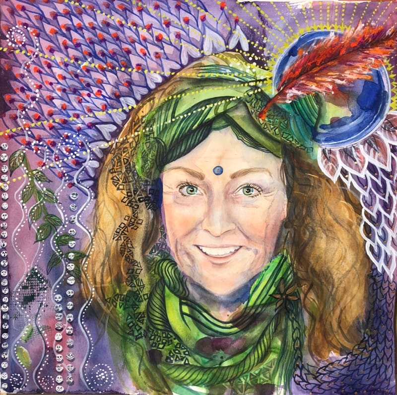 Powerportrait: Portraits where the energy around the person is showing.