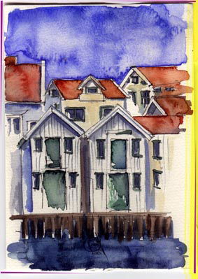 Kärleken till havet kan jag aldrig sluta måla.