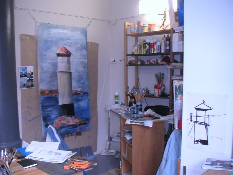 Kärleken till havet kan jag aldrig sluta måla.