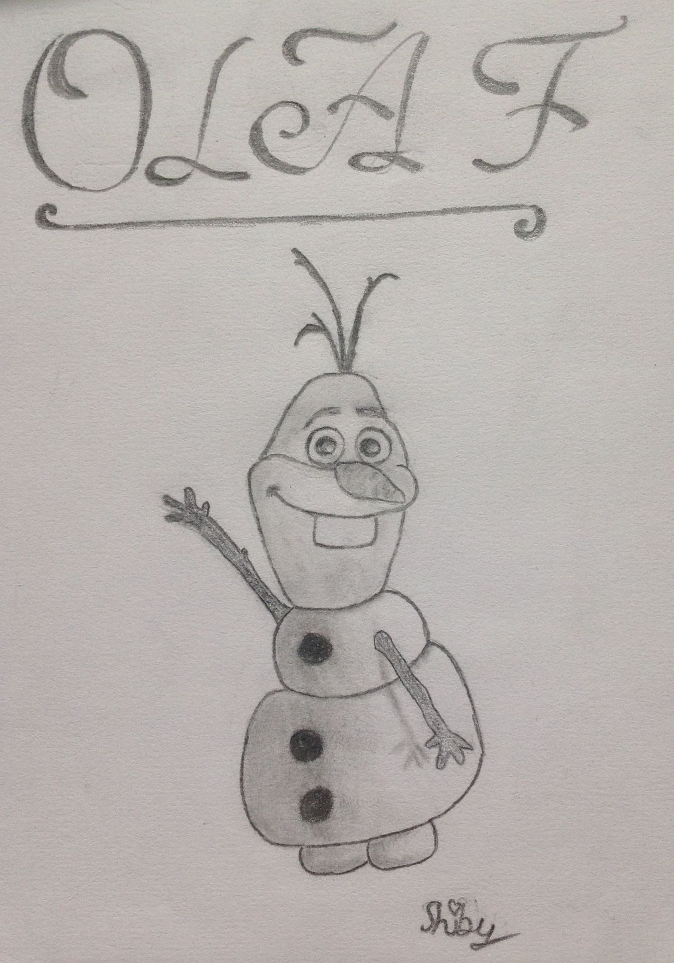 Le bonhomme de neige Olaf