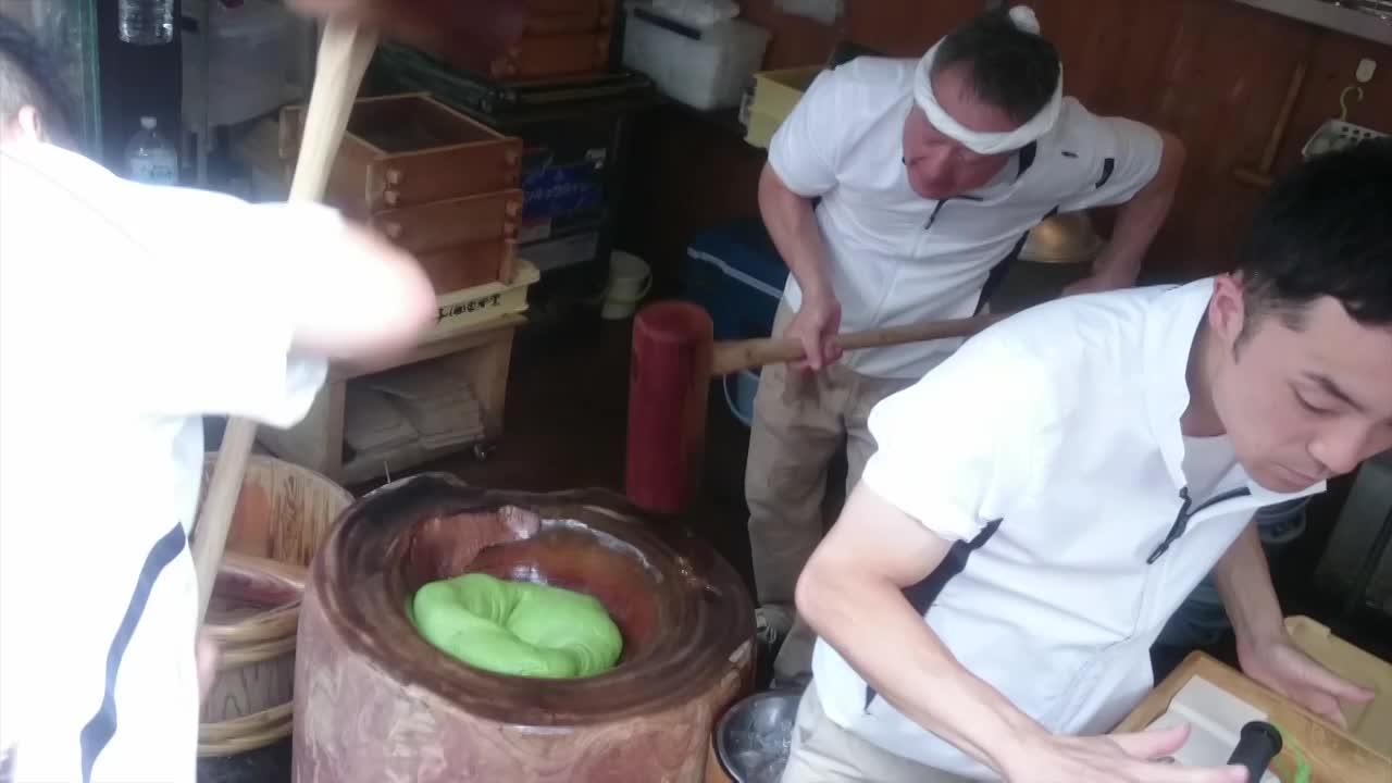 Mochi Pounding
