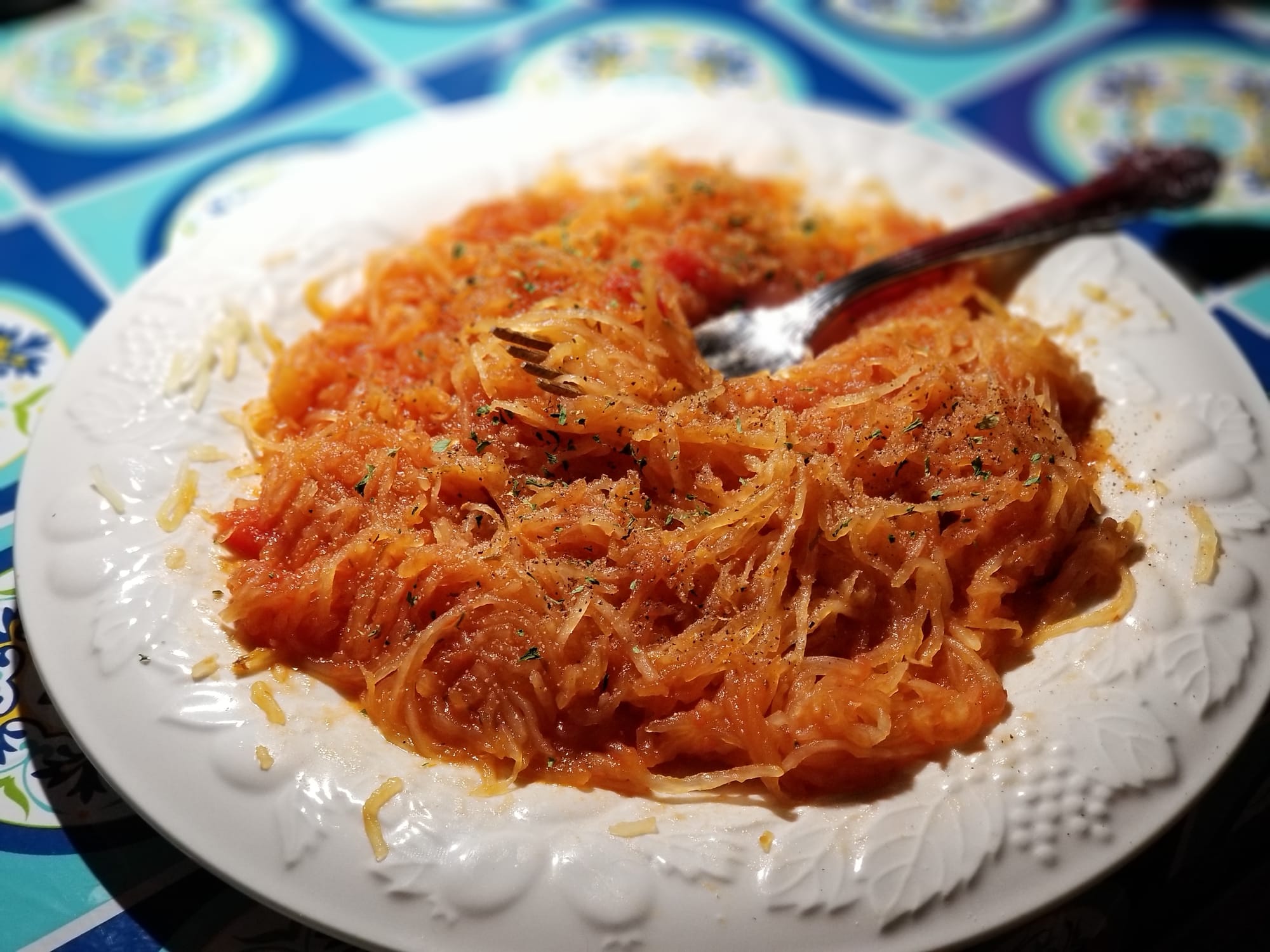 Simple and Easy Squash Spaghetii