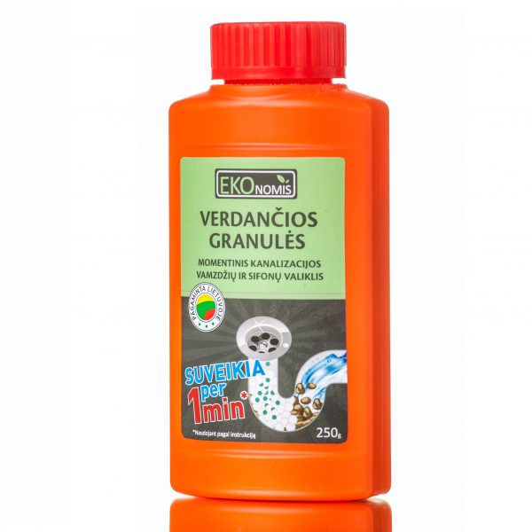 Efektyvi priemone kamsciams - vamzdziu valymo granules