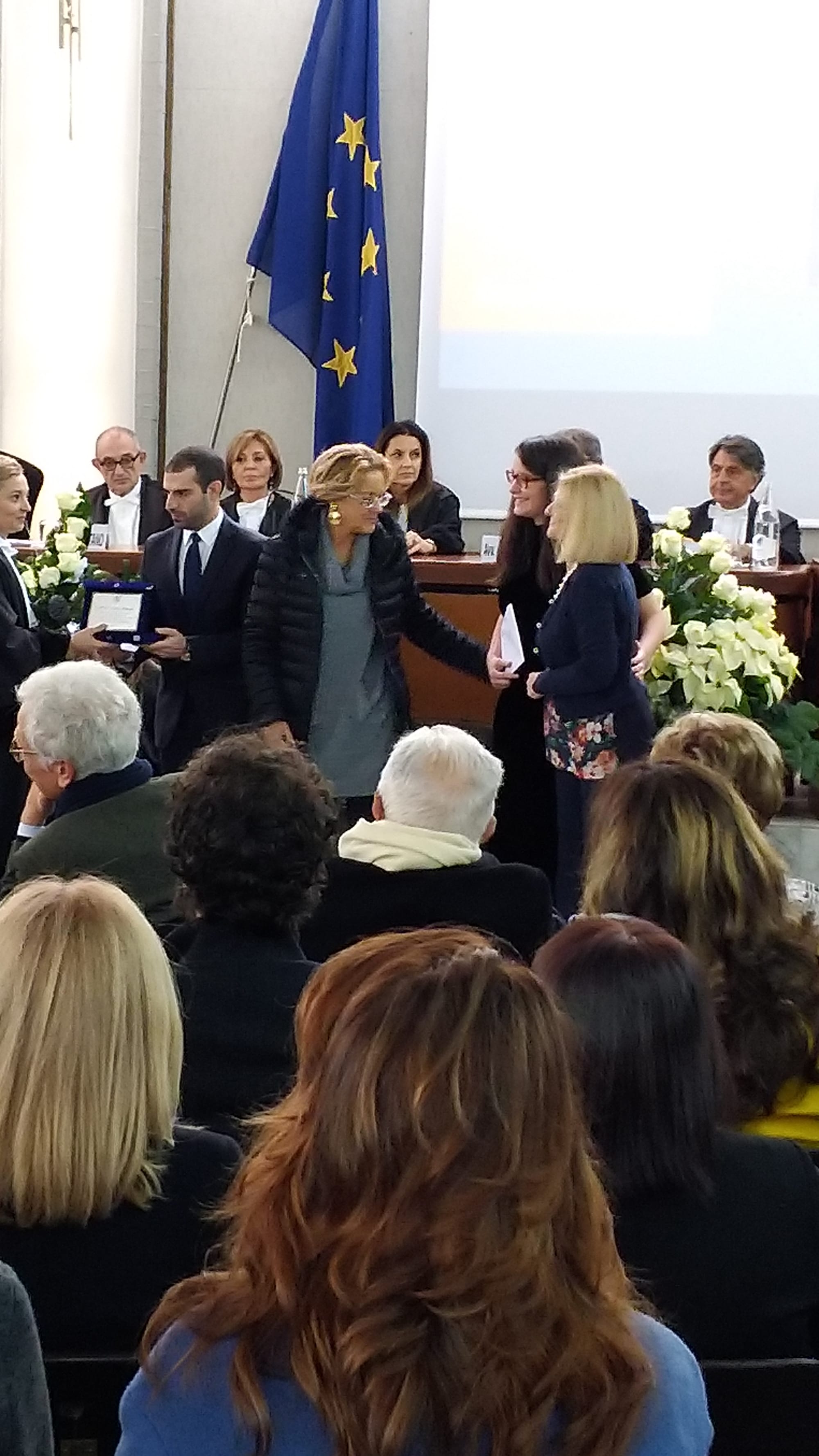 Cerimonia di consegna premio Giuseppe de Judicibus