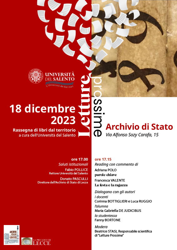 LETTURE PROSSIME Locandina Dicembre