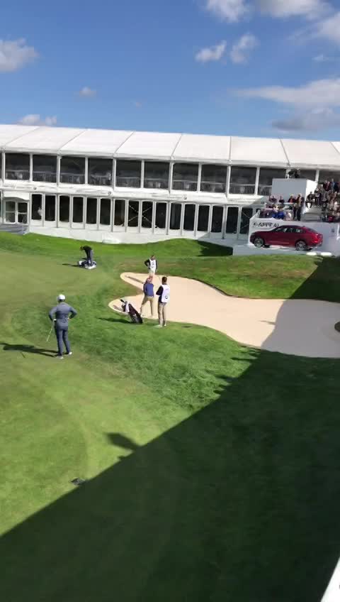 bunkershot at the 2018 BMW International