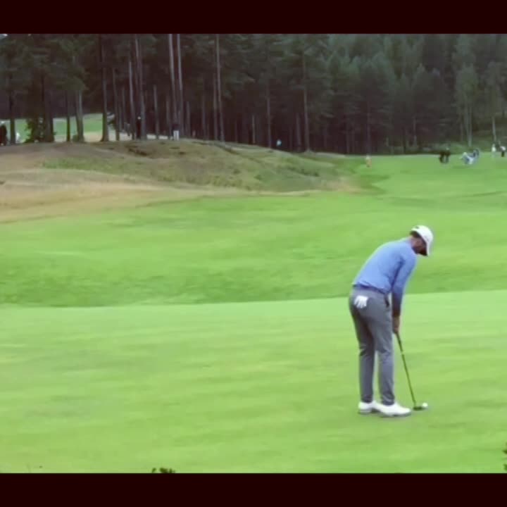 last putt at the Finnish Challenge 2021