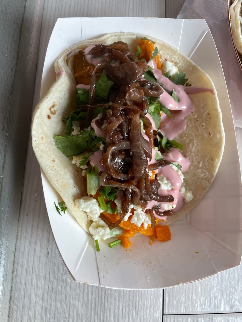 Braised Sweet Potato Taco