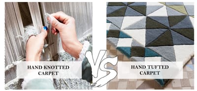 Difference Between Hand Knotted and Tufted Online Carpets