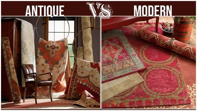 Online Carpets Comparison Between Antique v/s Modern Rugs