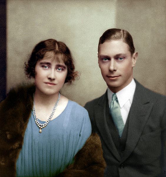 The real wedding of King George VI and The Queen Mother