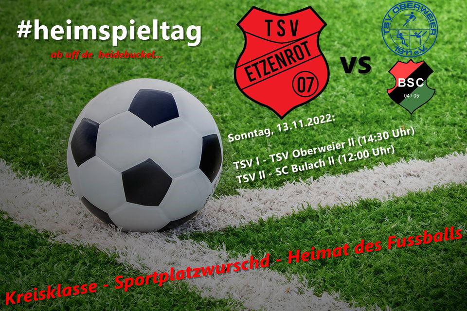 1. & 2. Mannschaft:
TSV-Teams vor Doppelheimspieltag