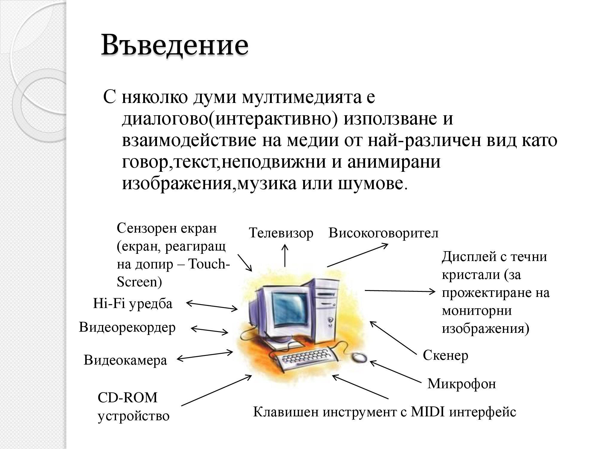 Лична презентация на тема: Мултимедия