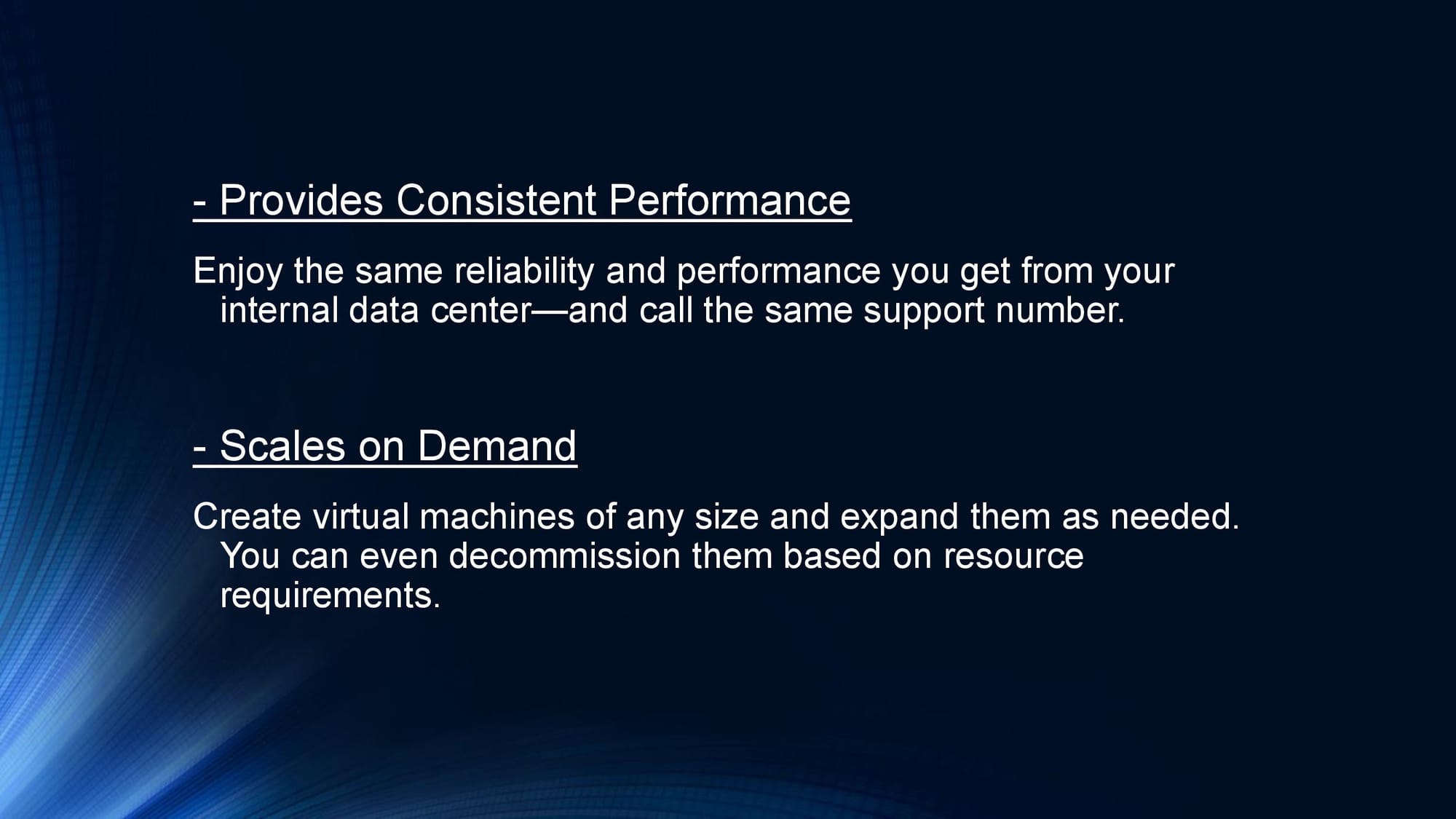 Лична презентация на тема: IaaS услугите на Vmware