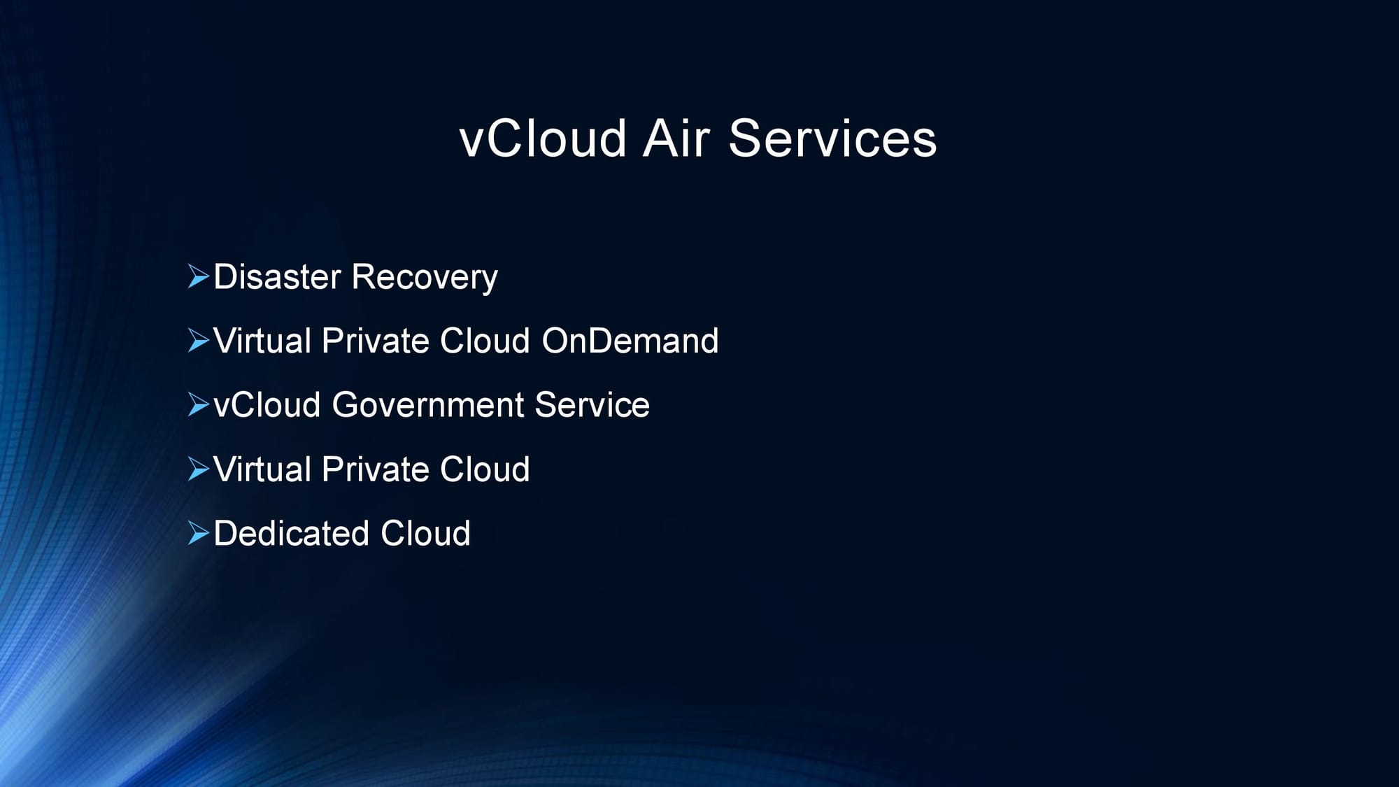 Лична презентация на тема: IaaS услугите на Vmware