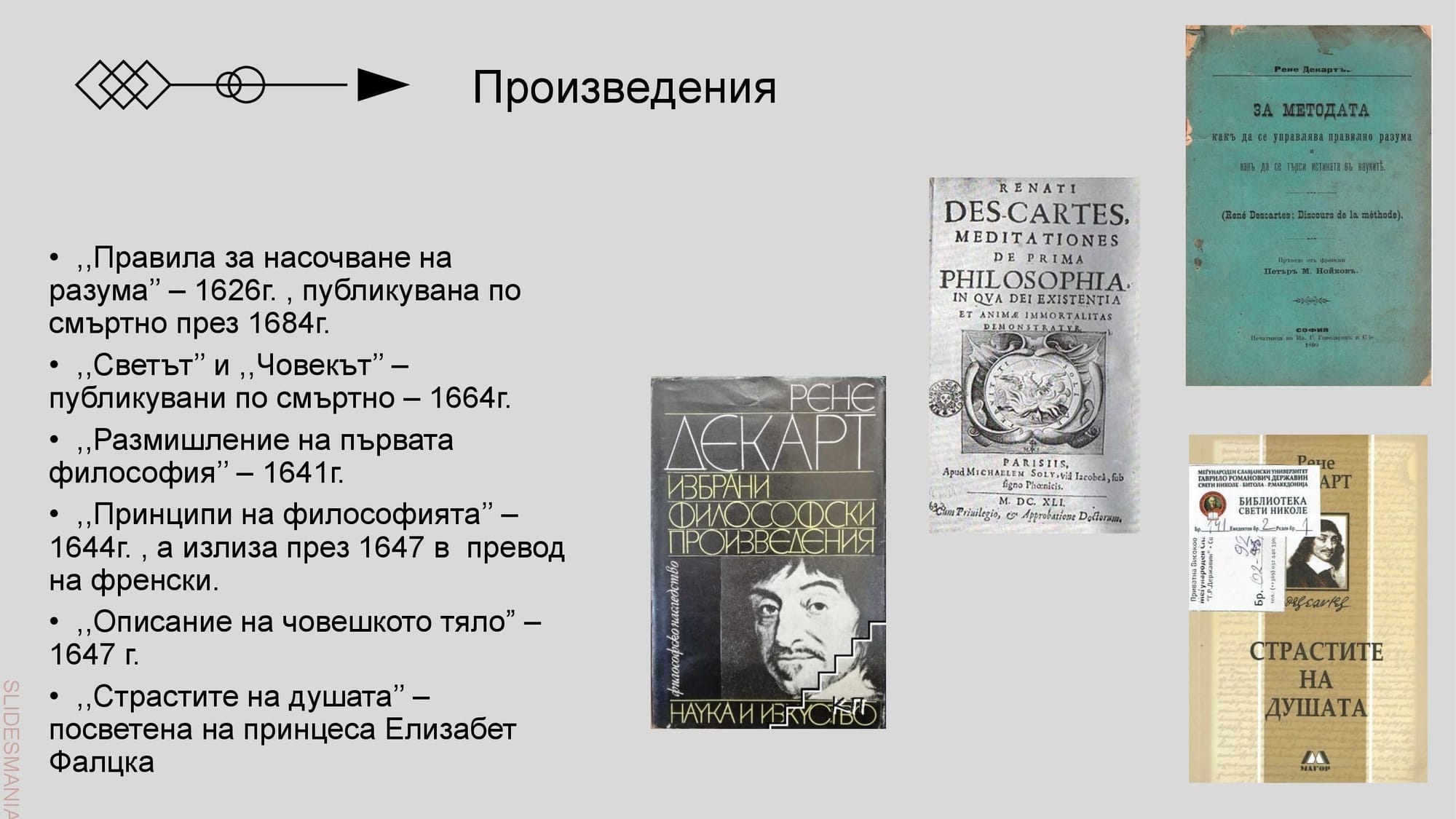 Презентация на М.Д. - за Рене Декарт