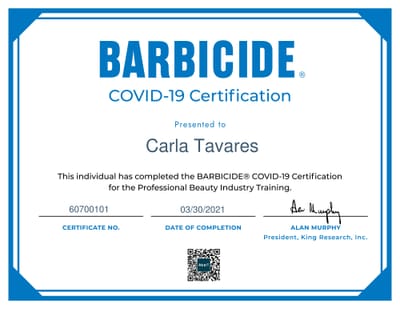 Barbicide COVID-19 Certification