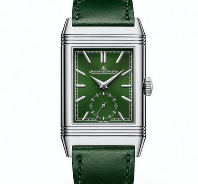 Bewertung Von Replik Uhren Jaeger-LeCoultre Reverso Tribut Kleine Sekunden Grüner Edelstahl