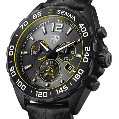Replika Uhren TAG Heuer Formula 1 Chronographen Senna 43mm Edelstahl Sonderausgabe