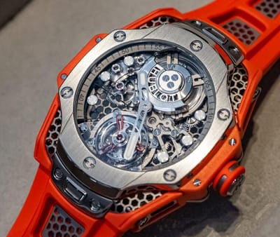 Guide von Replik Hublot Big Bang Titanium Gehäuse und Lünette Tourbillon Samuel Ross