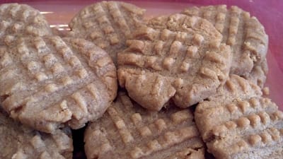Gluten free Peanut butter cookies