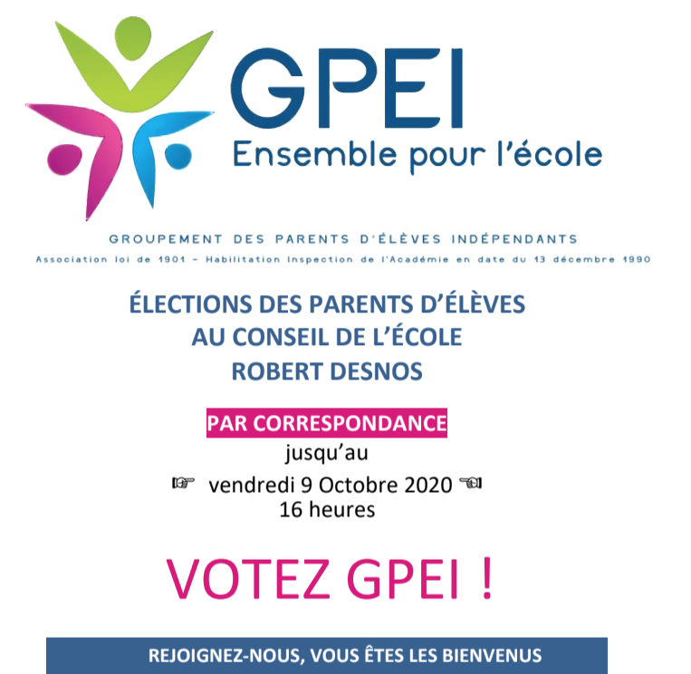 Notre profession de foi 2020-2021