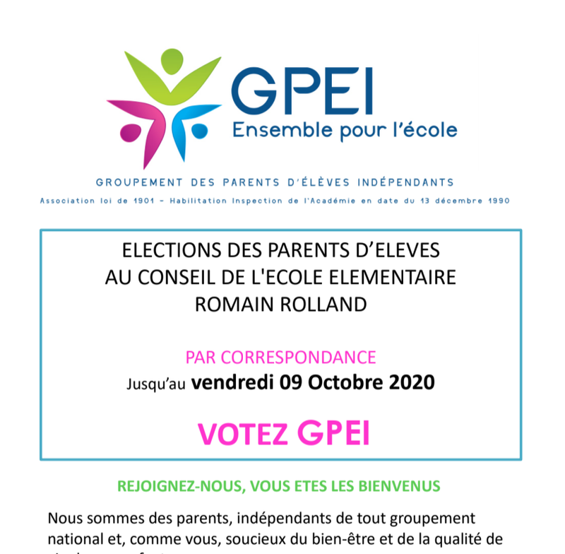 Notre profession de foi 2020-2021